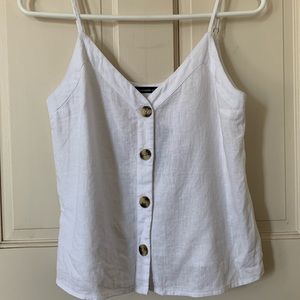 Abercrombie Linen Tank Top